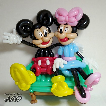 Mickey and Minnie on Sofa
